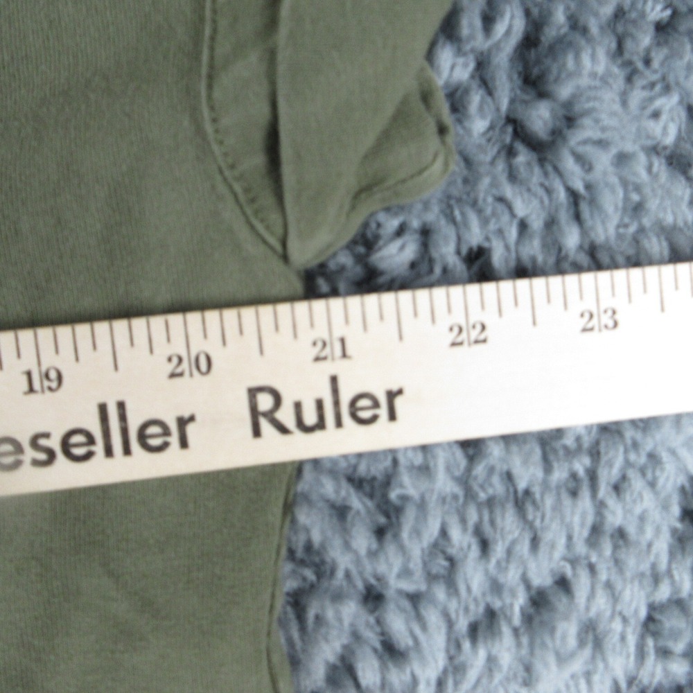Banana Republic Dress Womens Petites Large Green Cuffed Collared Shift Pockets - Picture 6 of 13